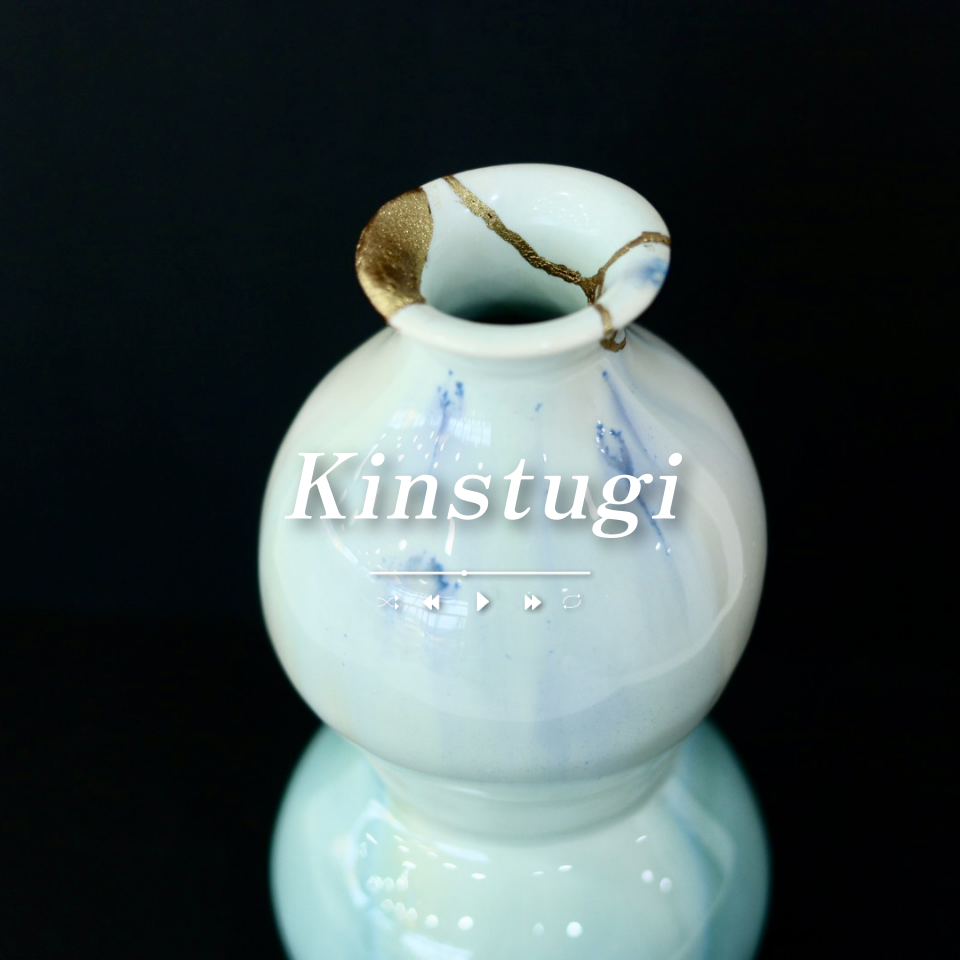 Kintsugi works — repaired ceramic art by Michelle Hong