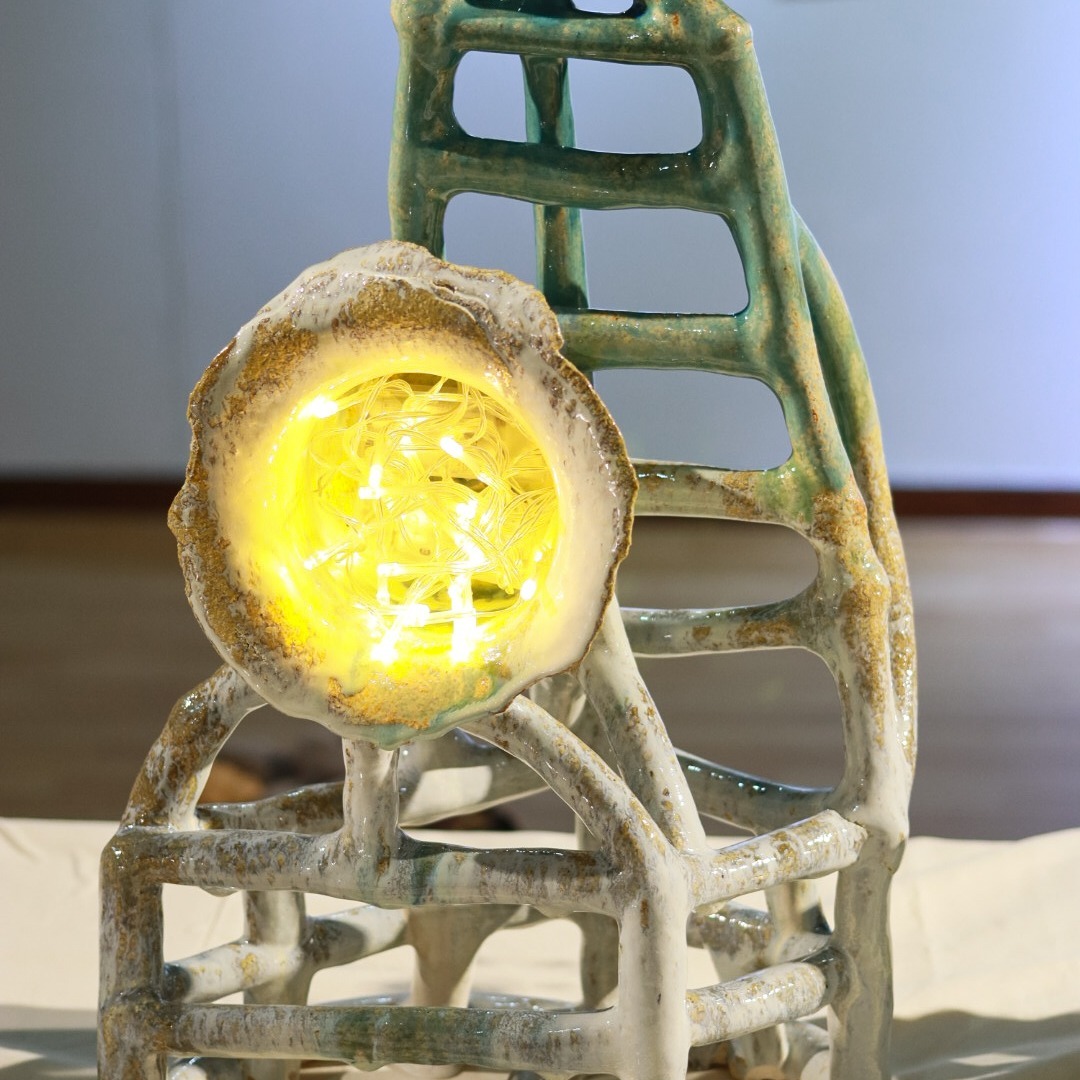 Ceramic art lighthouse by K-Ceramic